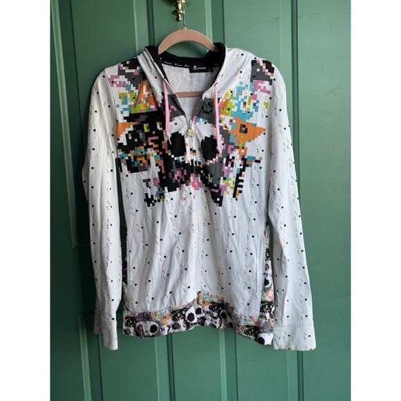 Vintage Tokidoki juniors Large hoodie skull graphic - Picture 2 of 12